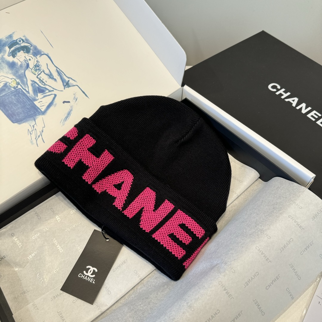 💕Chanel香奈儿针织毛线帽