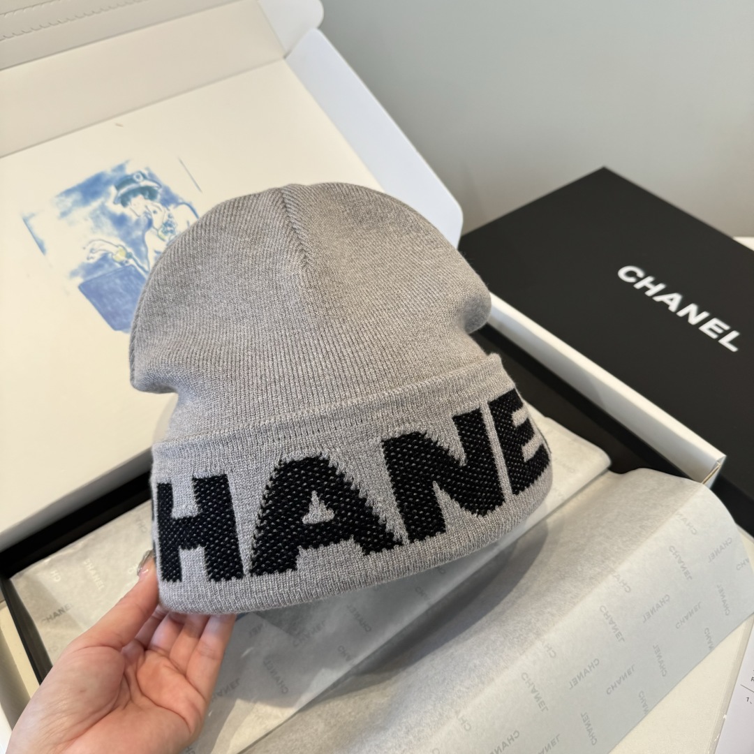 💕Chanel香奈儿针织毛线帽