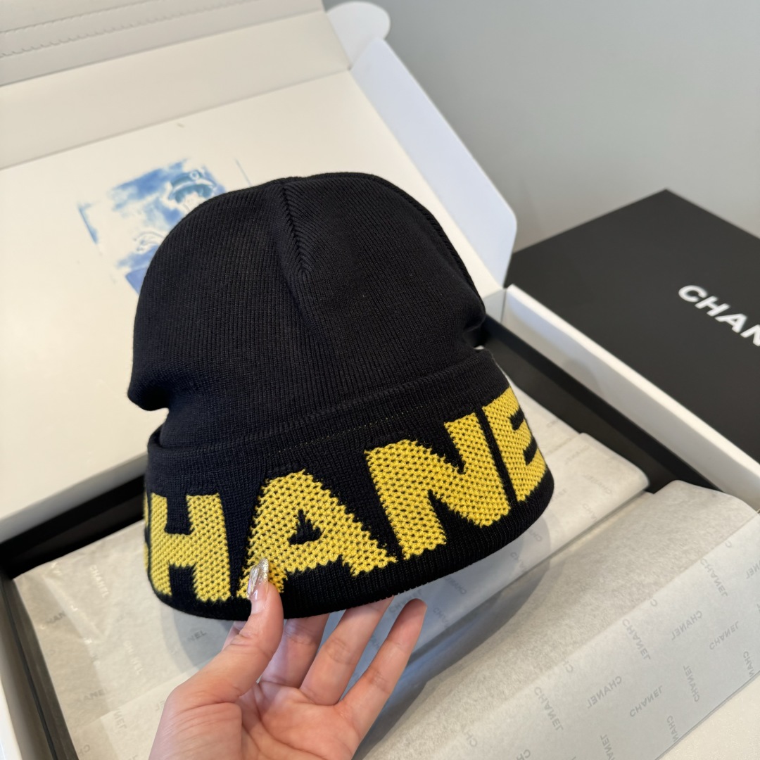 💕Chanel香奈儿针织毛线帽