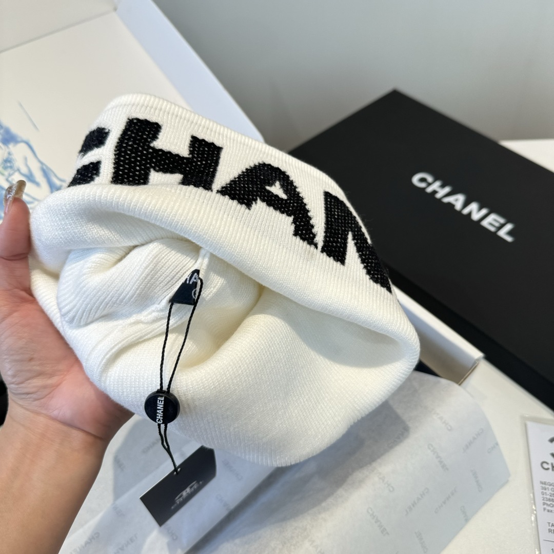 💕Chanel香奈儿针织毛线帽