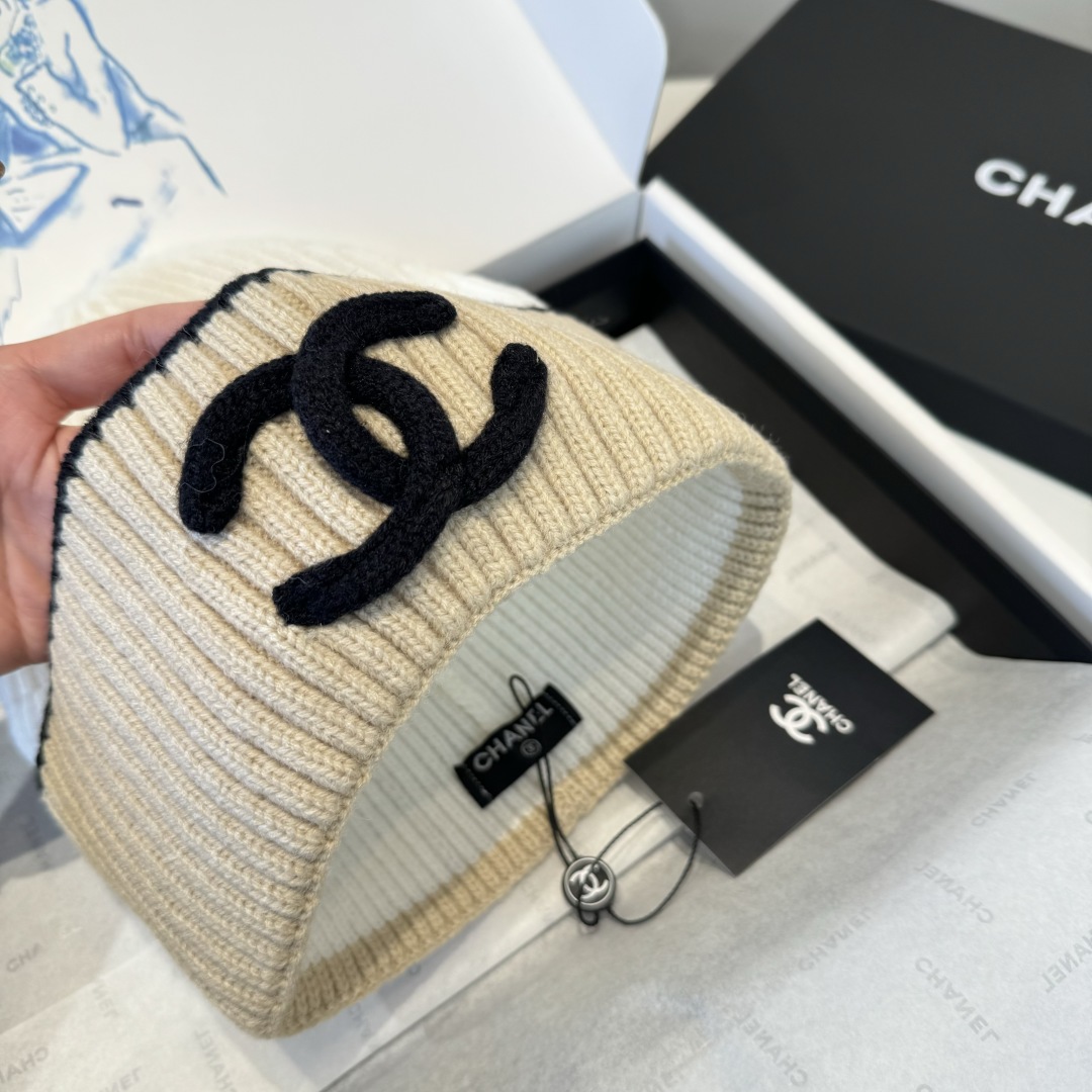 💕Chanel香奈儿针织毛线帽
