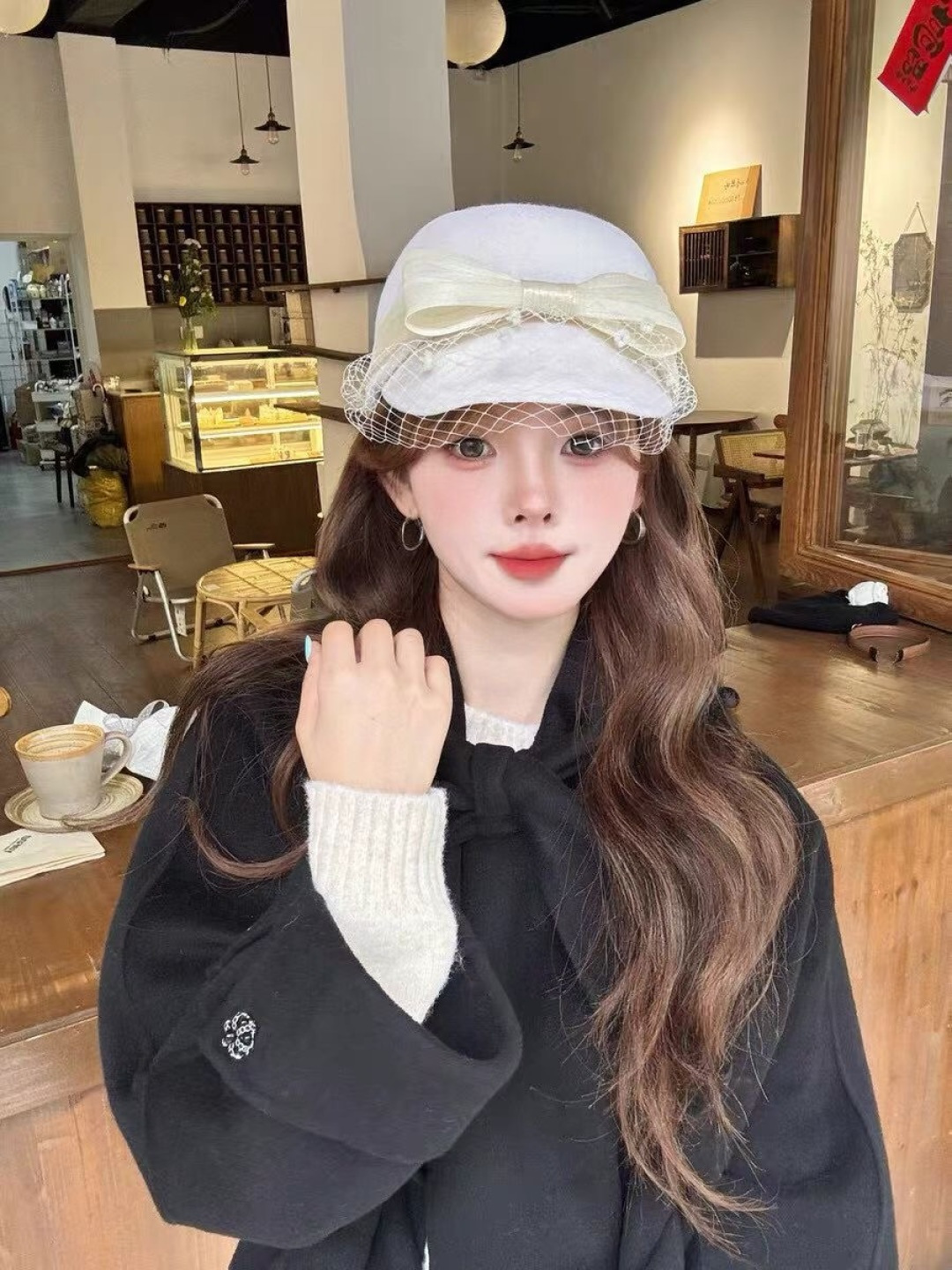 NO:532446,White Chanel wool military cap, 100% wool fabric, must-have for internet celebrity bloggers, head circumference 57cm hat, fisherman hat, baseball hat, knit hat, chanel, chanel, espadrilles, hats19860909白色 Chanel香奈儿羊毛军帽,百分百羊毛面料,网红博主必备,头围57cm帽子渔夫帽棒球帽针织帽,帽子,chanel,chanel,espadrilles,hats,hat