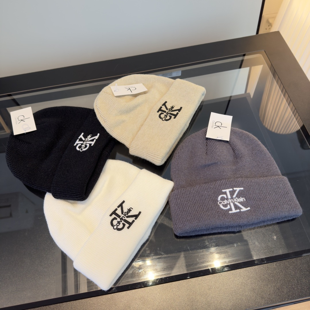 🌾CK潮牌新款毛线帽，头围57cm