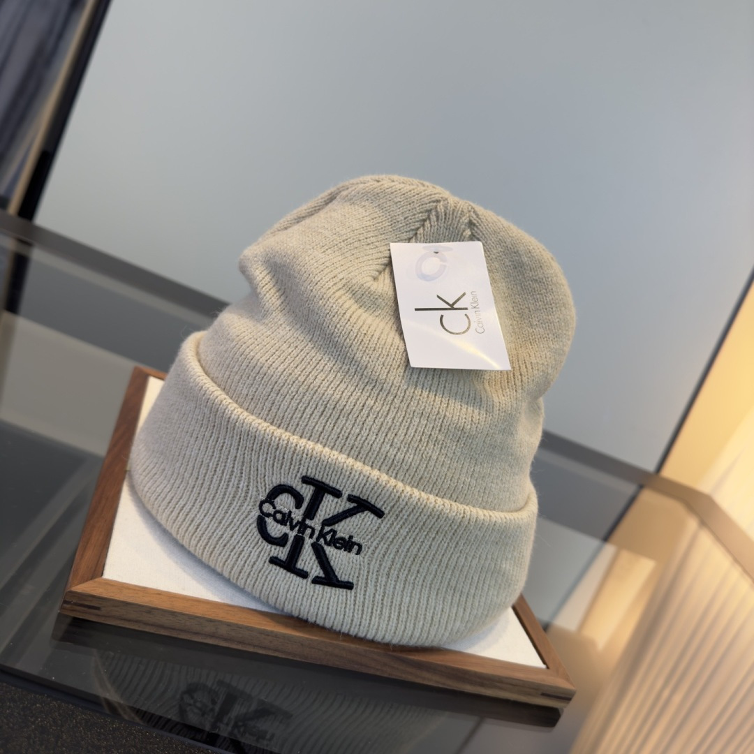 🌾CK潮牌新款毛线帽，头围57cm
