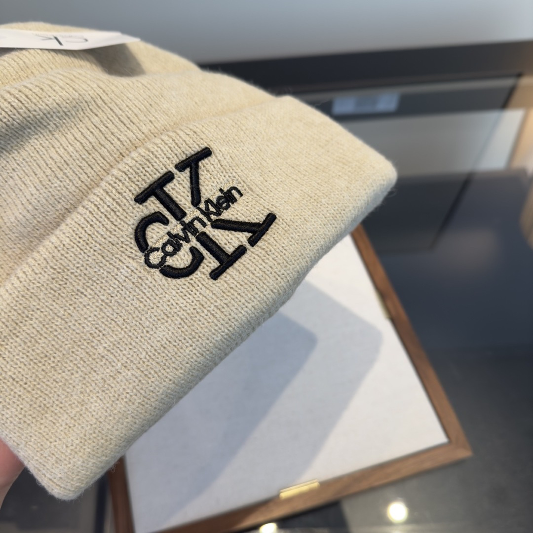 🌾CK潮牌新款毛线帽，头围57cm