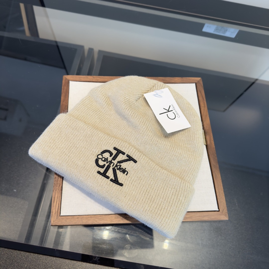 🌾CK潮牌新款毛线帽，头围57cm