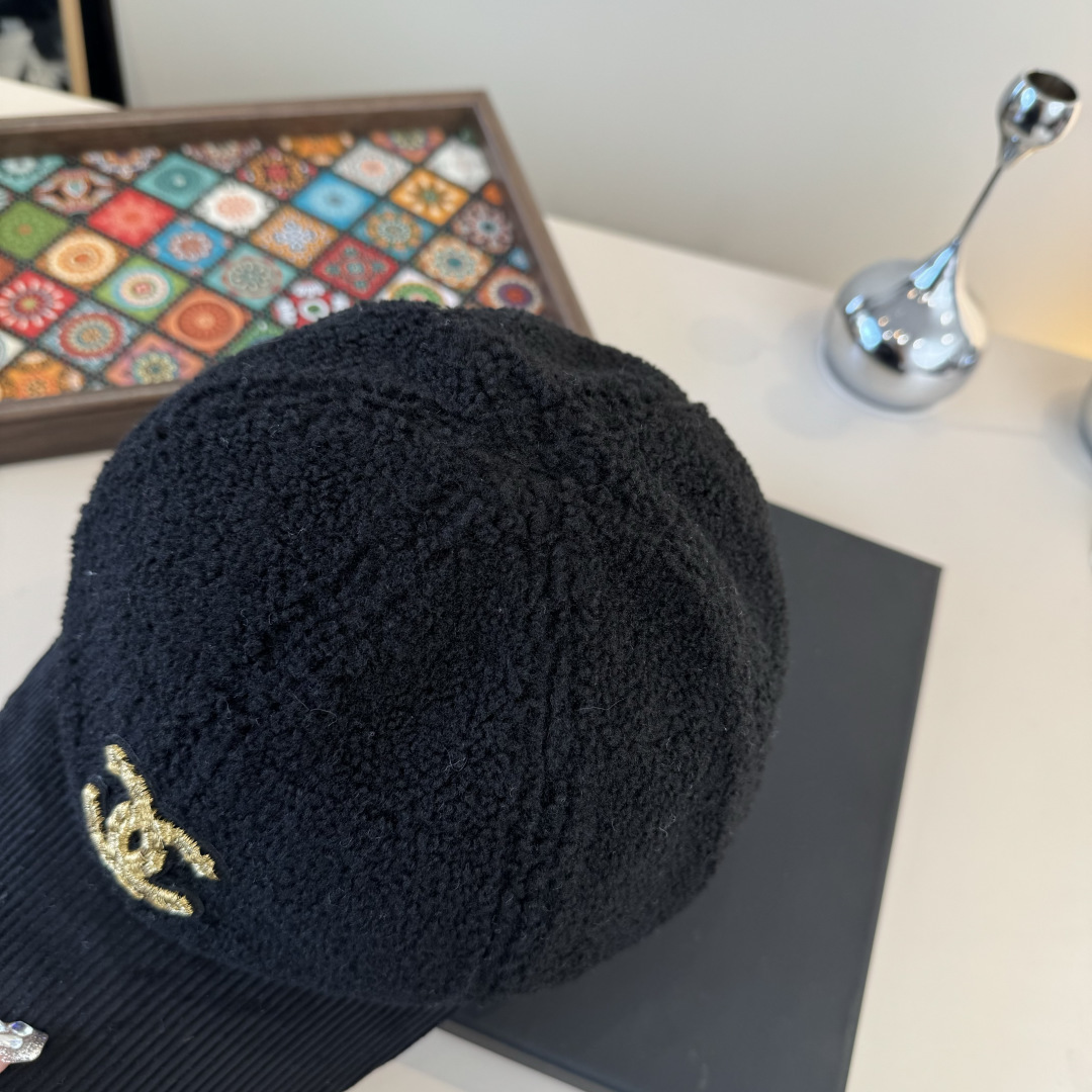 🌾Chanel香奈儿新款鸭舌帽，毛呢帽，头围57cm 可调节