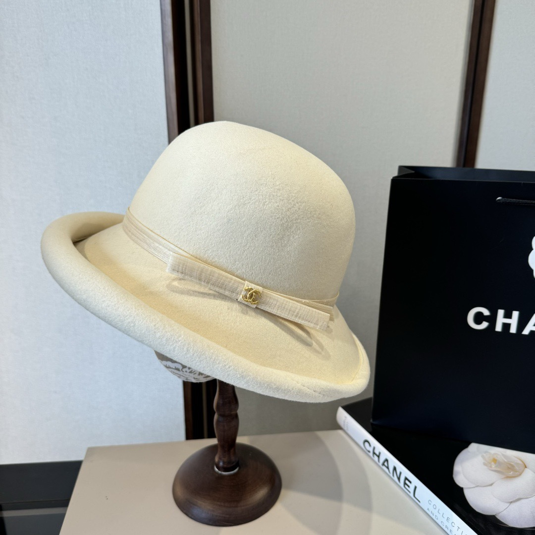 NO:617428,White Chanel new autumn and winter wool basin hat, imported linen yarn 100% wool fabric, head circumference 57cm hat fisherman hat baseball cap knitted hat, hat, chanel, chanel, espadrilles, hats19860909白色 Chanel香奈儿新款秋冬羊毛盆帽,进口麻纱百分百羊毛面料、头围57cm帽子渔夫帽棒球帽针织帽,帽子,chanel,chanel,espadrilles,hats,hat