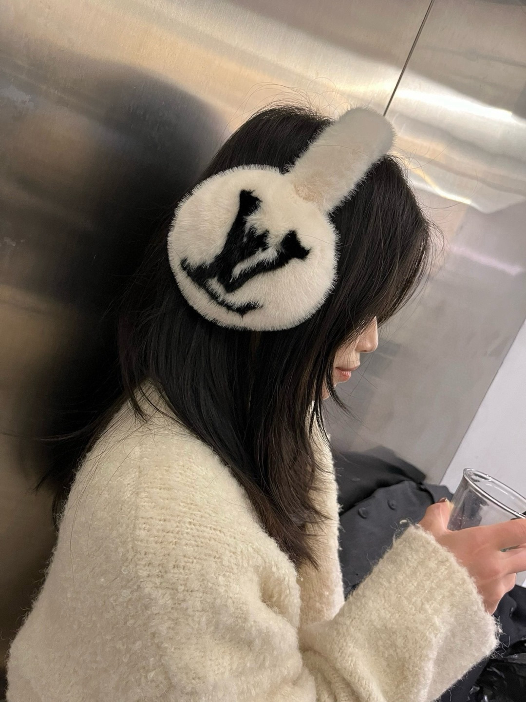 ¥ Lv耳罩,毛毛耳包,保暖必备