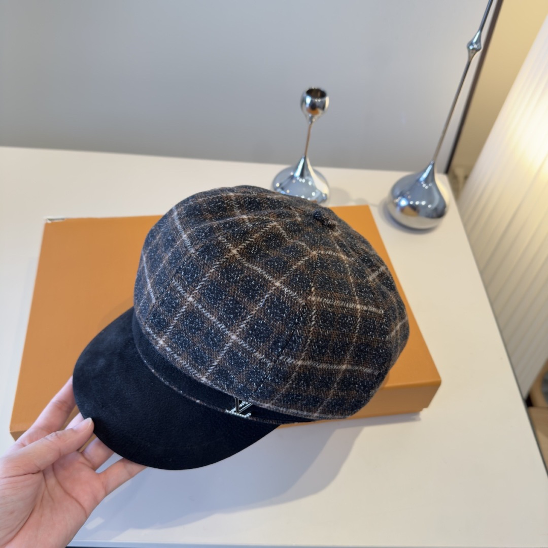 ¥ Lv路易斯新款鸭舌军帽,高级定制,头围57cm