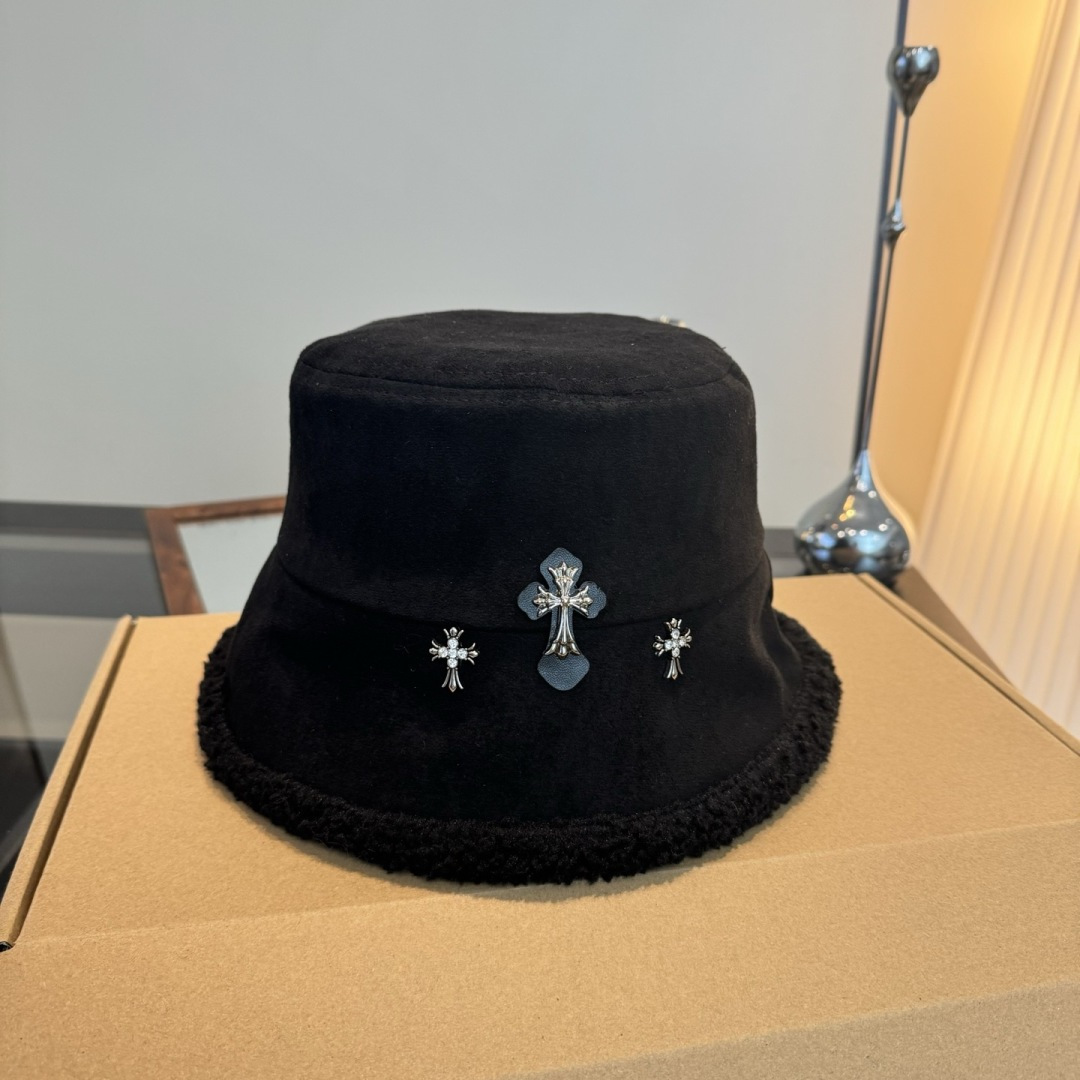 NO:643742,Chrome hearts new wool bucket hat, foldable hat bucket hat, baseball cap knitted hat, hat, chrome hearts, espadrilles, hats19860909克罗心新款羊毛渔夫帽 ,可折叠帽子渔夫帽棒球帽针织帽,帽子,chrome hearts,espadrilles,hats,hat