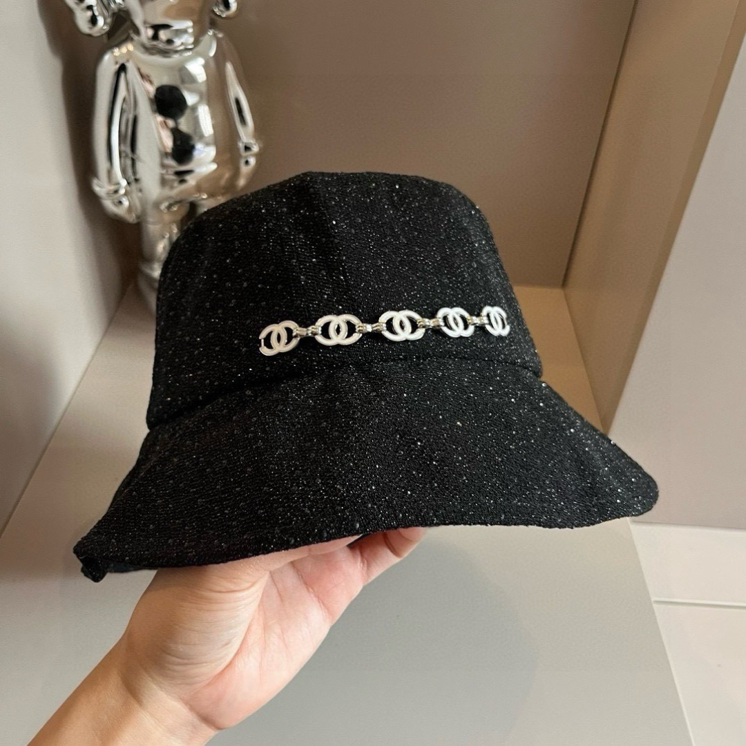 NO:643754,Chanel Chanel new bucket hat, glitter bucket hat, spring and autumn new style, head circumference 57cm hat bucket hat baseball cap knitted hat, hat, chanel, chanel, espadrilles, hats19860909Chanel香奈儿新款渔夫帽,闪片渔夫帽,春秋新款,头围57cm帽子渔夫帽棒球帽针织帽,帽子,chanel,chanel,espadrilles,hats,hat