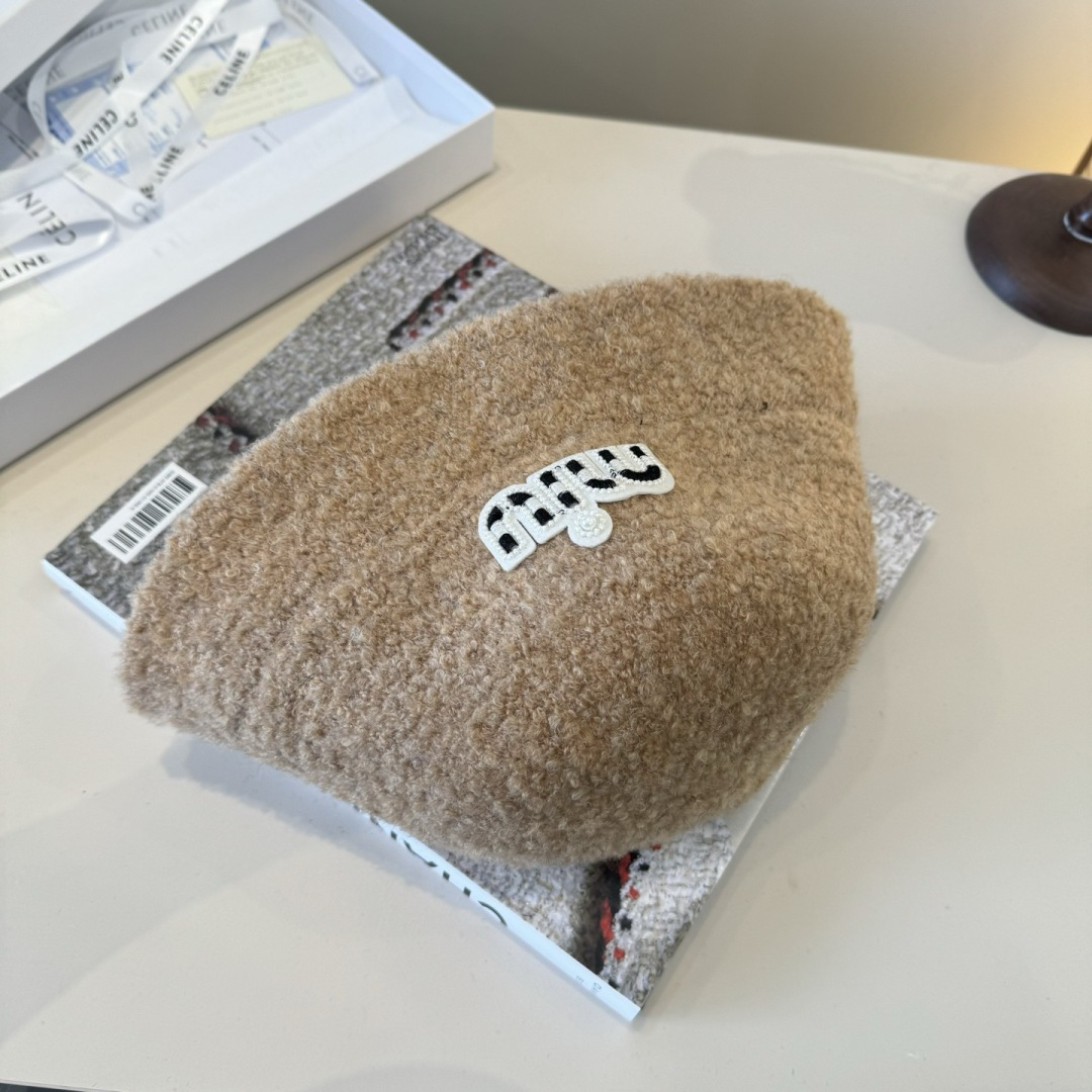 🌾miumiu缪缪新款羊毛渔夫帽