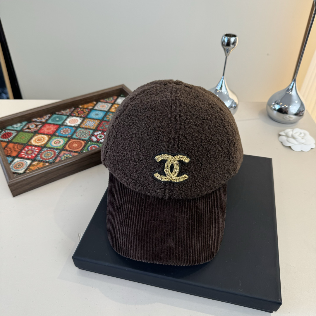 🌾Chanel香奈儿新款鸭舌帽，毛呢帽，头围57cm 可调节