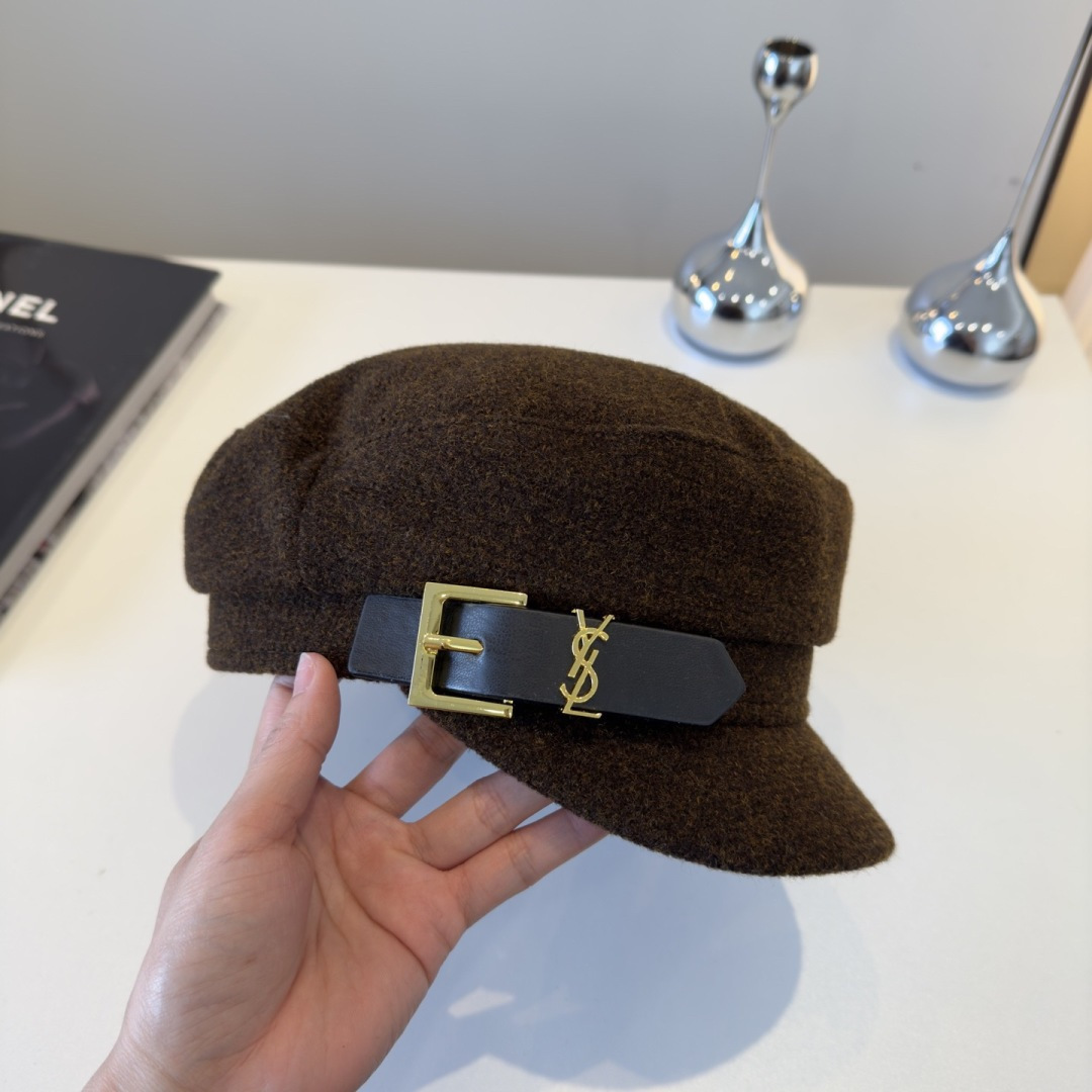 NO:643775,Saint Laurent new autumn and winter duck-billed military cap, autumn and winter new duck-billed cap, head circumference 57cm hat fisherman hat baseball cap knitted hat, hat, saint laurent, espadrilles, hats19860909圣罗兰秋冬新款鸭舌军帽,秋冬新款鸭舌帽,头围57cm帽子渔夫帽棒球帽针织帽,帽子,saint laurent,espadrilles,hats,hat
