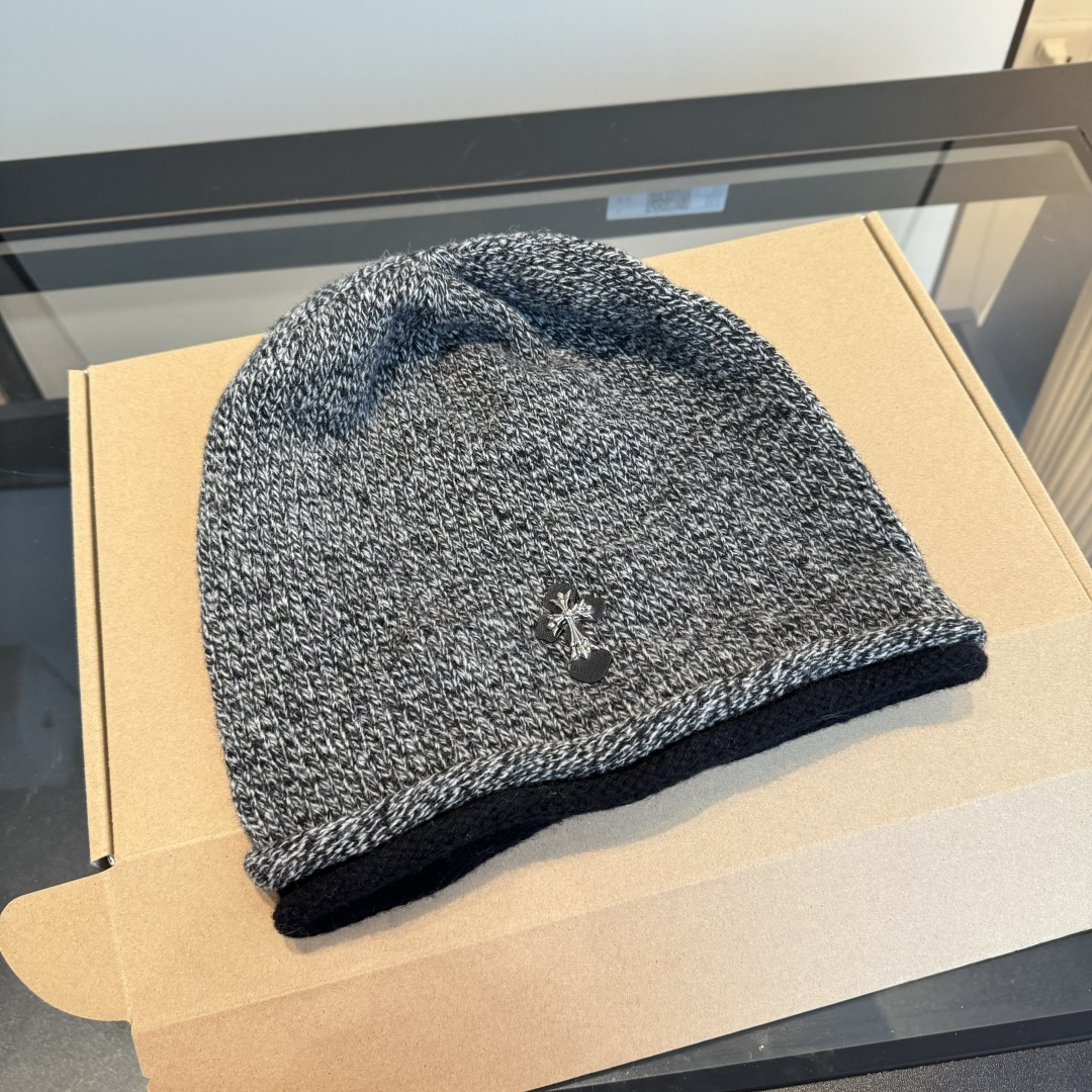 NO:670606,Chrome hearts new wool hat, unisex wool hat, 100% wool fabric hat, fisherman hat, baseball cap, knitted hat, hat, chrome hearts, espadrilles, hats19860909克罗心新款羊毛帽,中性款毛线帽,百分百羊毛面料帽子渔夫帽棒球帽针织帽,帽子,chrome hearts,espadrilles,hats,hat