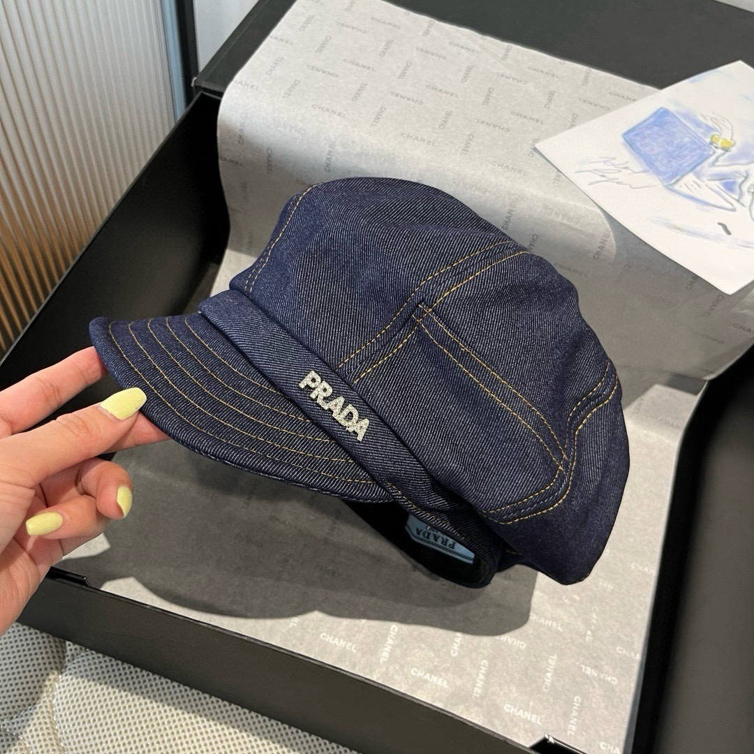 NO:670639,Prada's new duck-bill military hat, advanced customization, head circumference 57cm hat, fisherman hat, baseball cap, knitted hat, hat, prada, espadrilles, hats19860909 普拉达新款鸭舌军帽,高级定制,头围57cm帽子渔夫帽棒球帽针织帽,帽子,prada,espadrilles,hats,hat