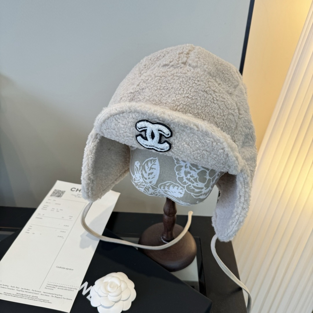 NO:670598,Chanel Chanel new ear protection hat, head circumference 57cm hat fisherman hat baseball cap knitted hat, hat, chanel, chanel, espadrilles, hats19860909Chanel香奈儿新款护耳帽,头围57cm帽子渔夫帽棒球帽针织帽,帽子,chanel,chanel,espadrilles,hats,hat