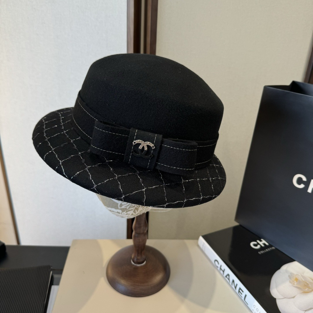 NO:689798,Chanel Chanel new autumn and winter wool basin hat, 100% wool fabric, head circumference 57cm hat fisherman hat baseball cap knitted hat, hat, chanel, chanel, espadrilles, hats19860909Chanel香奈儿秋冬新款羊毛盆帽,百分百羊毛面料、头围57cm帽子渔夫帽棒球帽针织帽,帽子,chanel,chanel,espadrilles,hats,hat