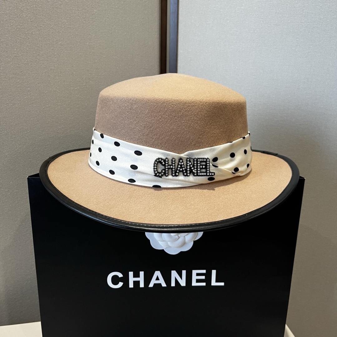 NO:689806,Chanel Chanel new wool top hat, flat top hat, 100% wool fabric, head circumference 57cm hat fisherman hat baseball cap knitted hat, hat, chanel, chanel, espadrilles, hats19860909 Chanel香奈儿新款羊毛礼帽,平顶礼帽,百分百羊毛面料,头围57cm帽子渔夫帽棒球帽针织帽,帽子,chanel,chanel,espadrilles,hats,hat