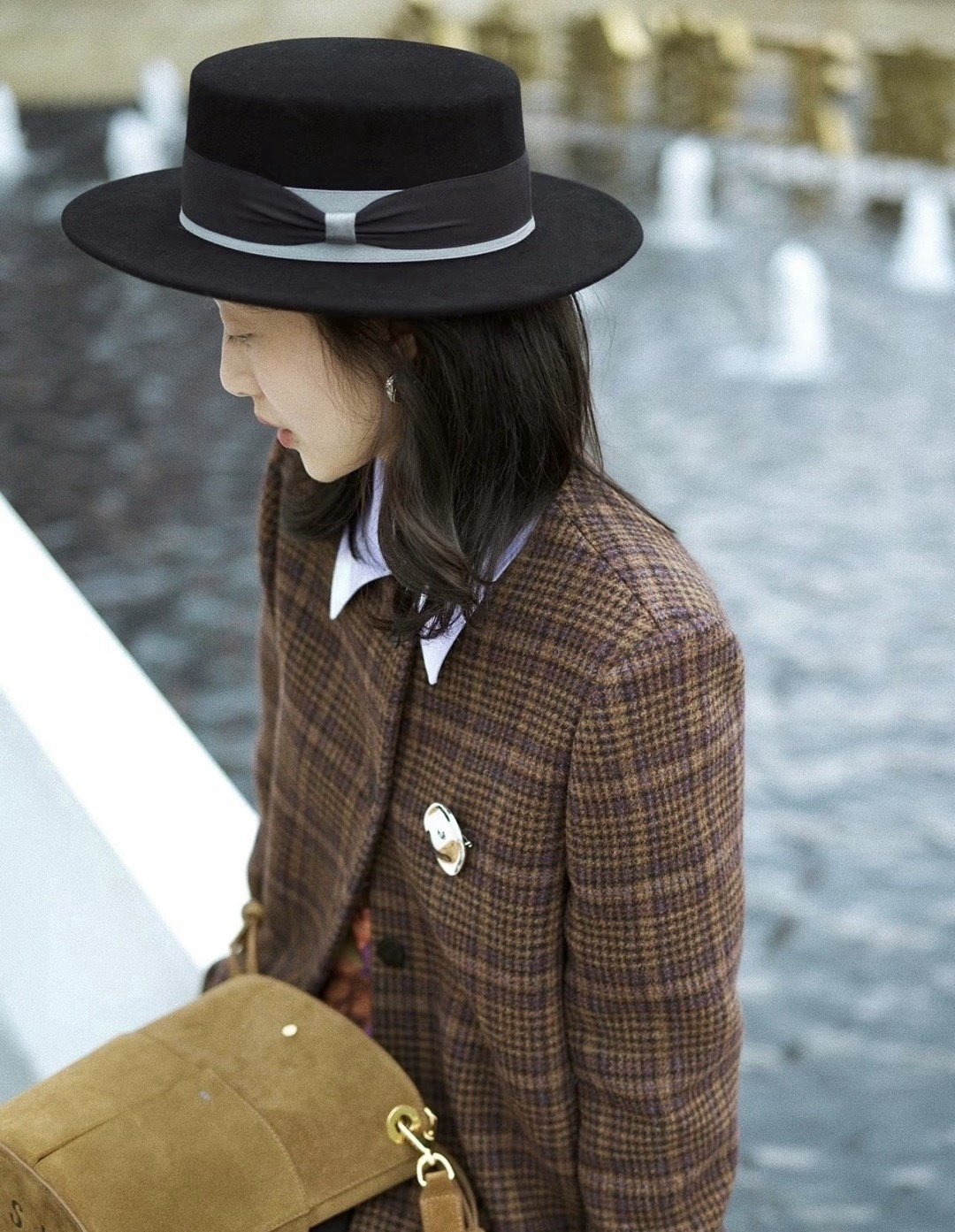 NO:689790,Gucci Gucci 2025 autumn and winter new wool flat hat, 100% wool hat, a must-have for fashion goddess, head circumference 57cm hat, fisherman hat, baseball cap, knitted hat, hat, gucci, espadrilles, hats19860909 Gucci古奇2025秋冬新款羊毛平顶帽,百分百羊毛礼帽,时尚女神必备,头围57cm帽子渔夫帽棒球帽针织帽,帽子,gucci,espadrilles,hats,hat