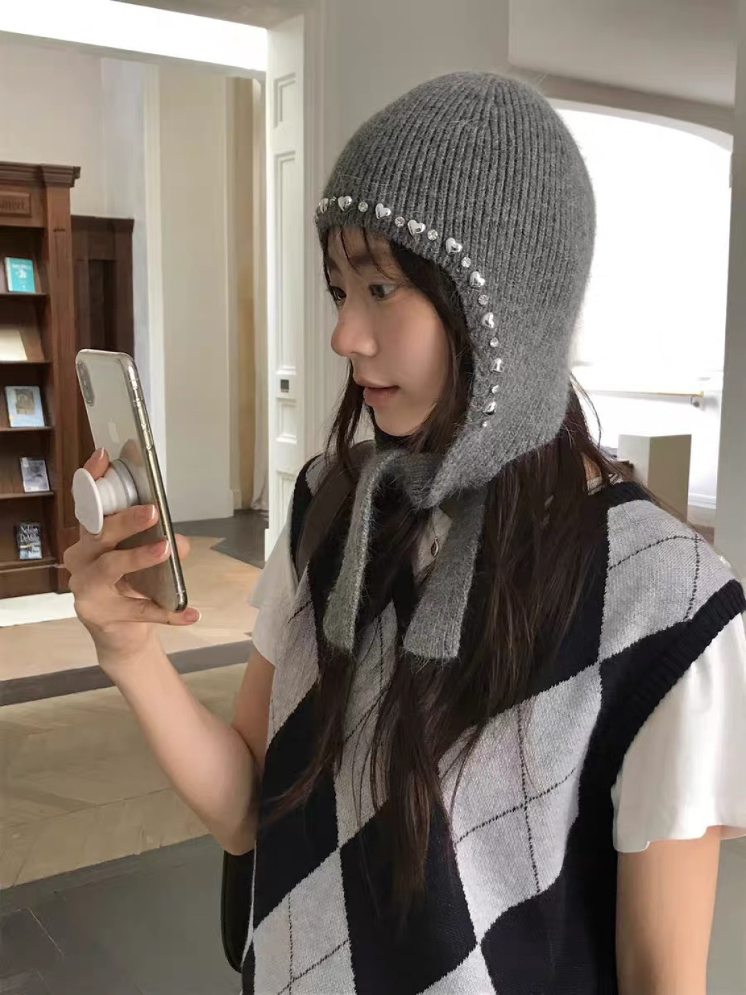 NO:704138,25 autumn and winter new style rabbit fur knitted hat ear protection hat Korean style versatile fashion white gray black hat fisherman hat baseball cap knitted hat, hat, espadrilles, hats1986090925秋冬新款 兔毛针织帽护耳帽 韩系百搭时尚款 白色 灰色 黑色帽子渔夫帽棒球帽针织帽,帽子,espadrilles,hats,hat