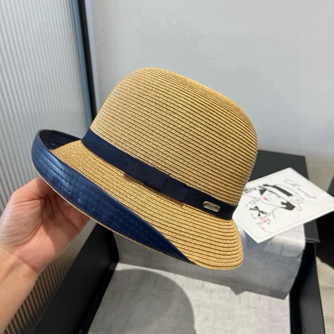 PDior冬奥2025夏款礼帽，草帽，小清新 头围57cm