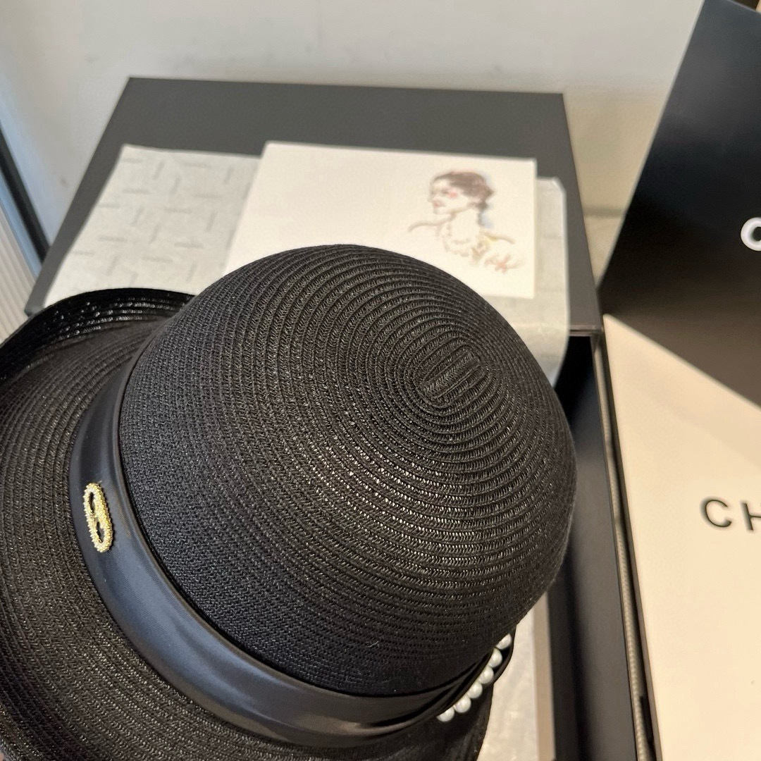 PCeline新款卷边礼帽，台湾PP草帽，头围57cm 名媛挚爱，