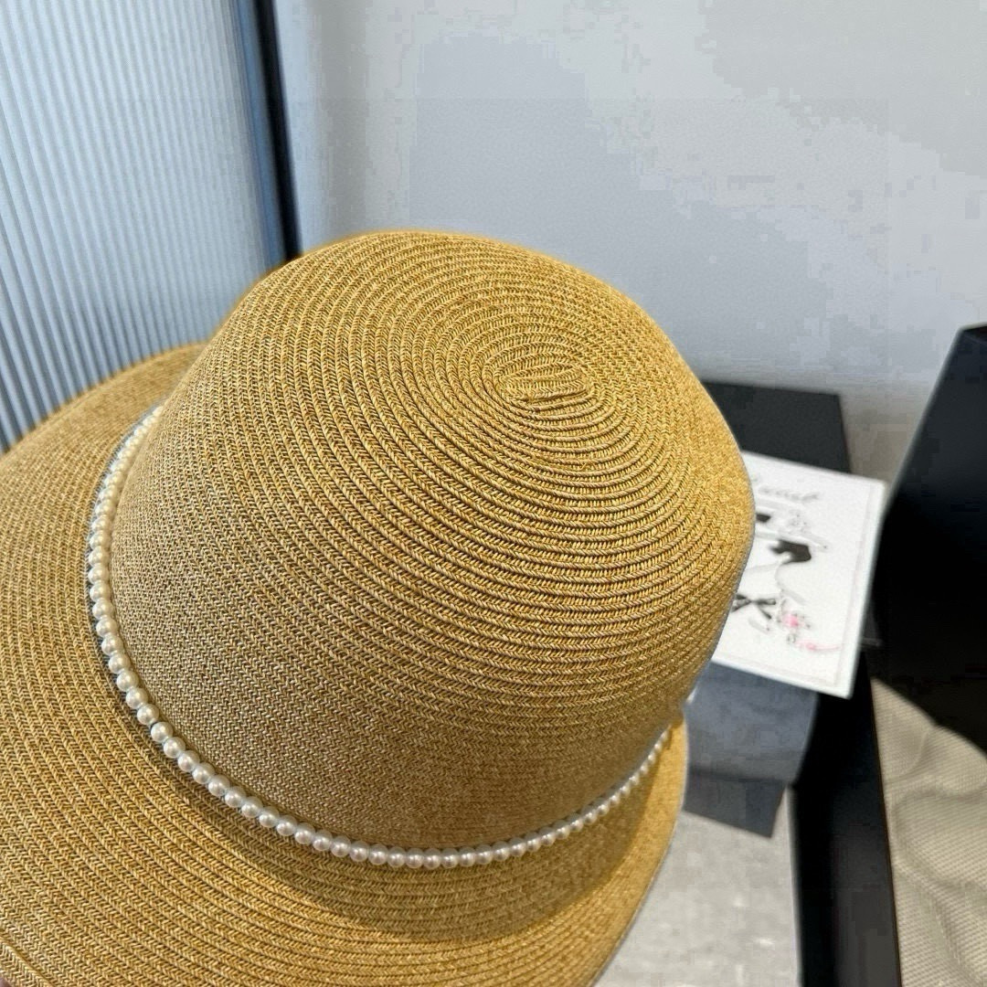 P香奈儿盆帽 、盆帽，头围57cm