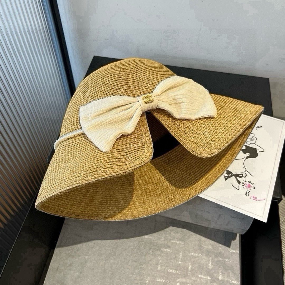 P香奈儿盆帽 、盆帽，头围57cm