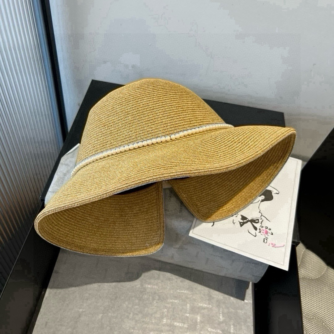 P香奈儿盆帽 、盆帽，头围57cm