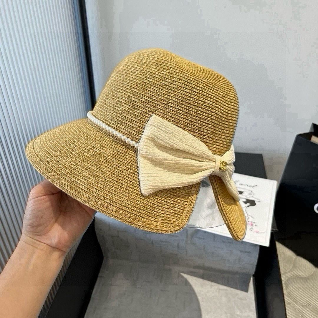 P香奈儿盆帽 、盆帽，头围57cm