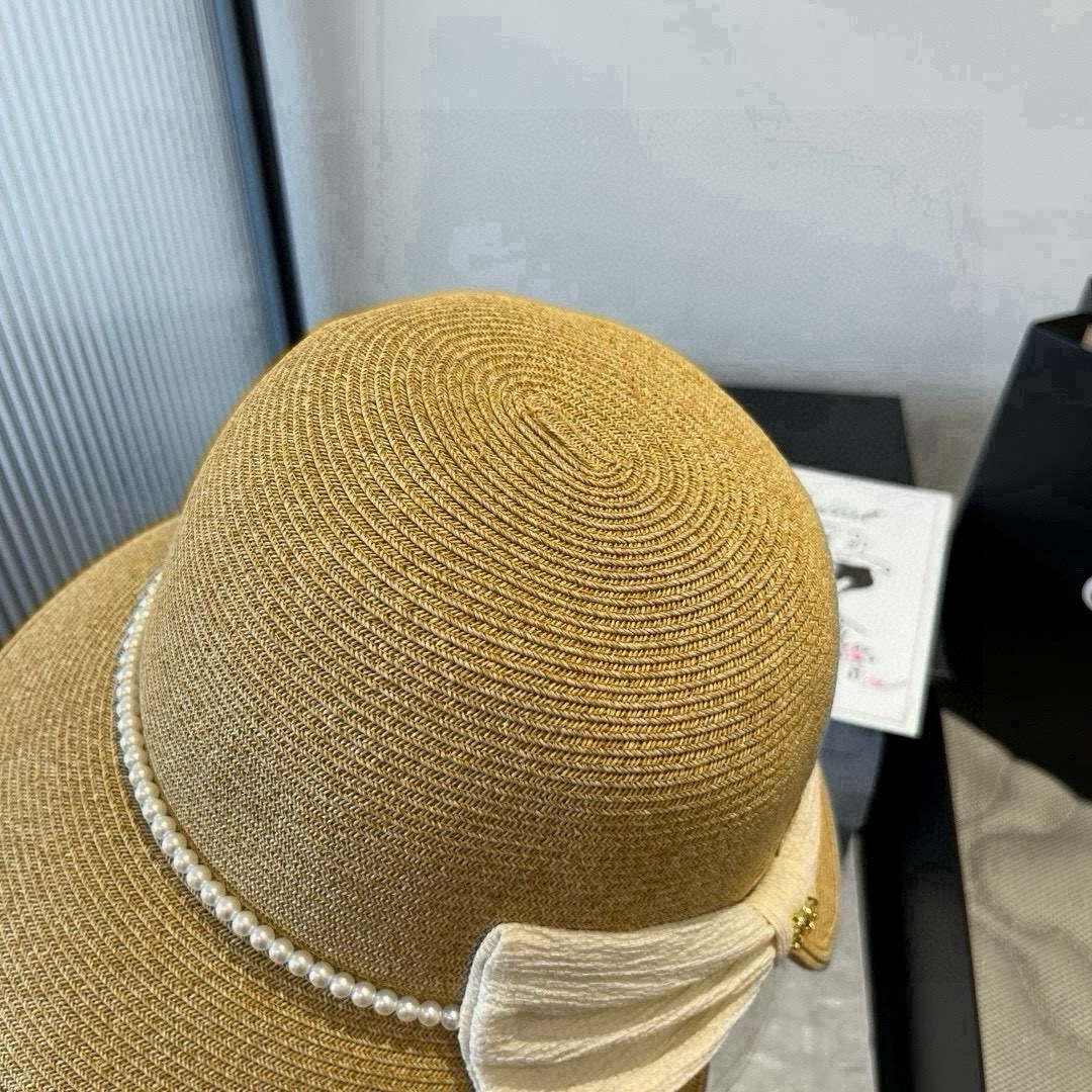 P香奈儿盆帽 、盆帽，头围57cm