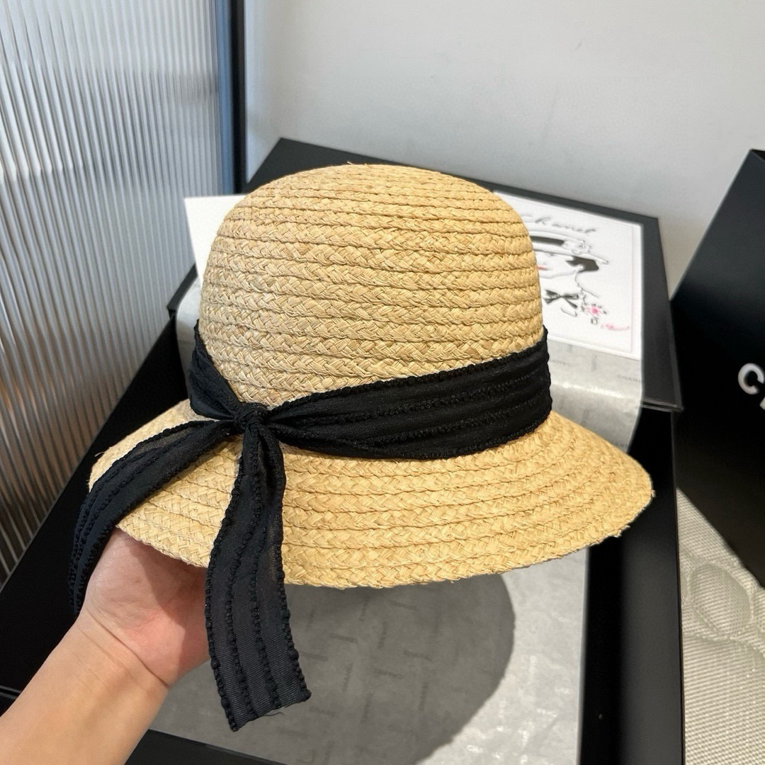 PDior冬奥2025夏款礼帽，草帽，小清新 头围57cm
