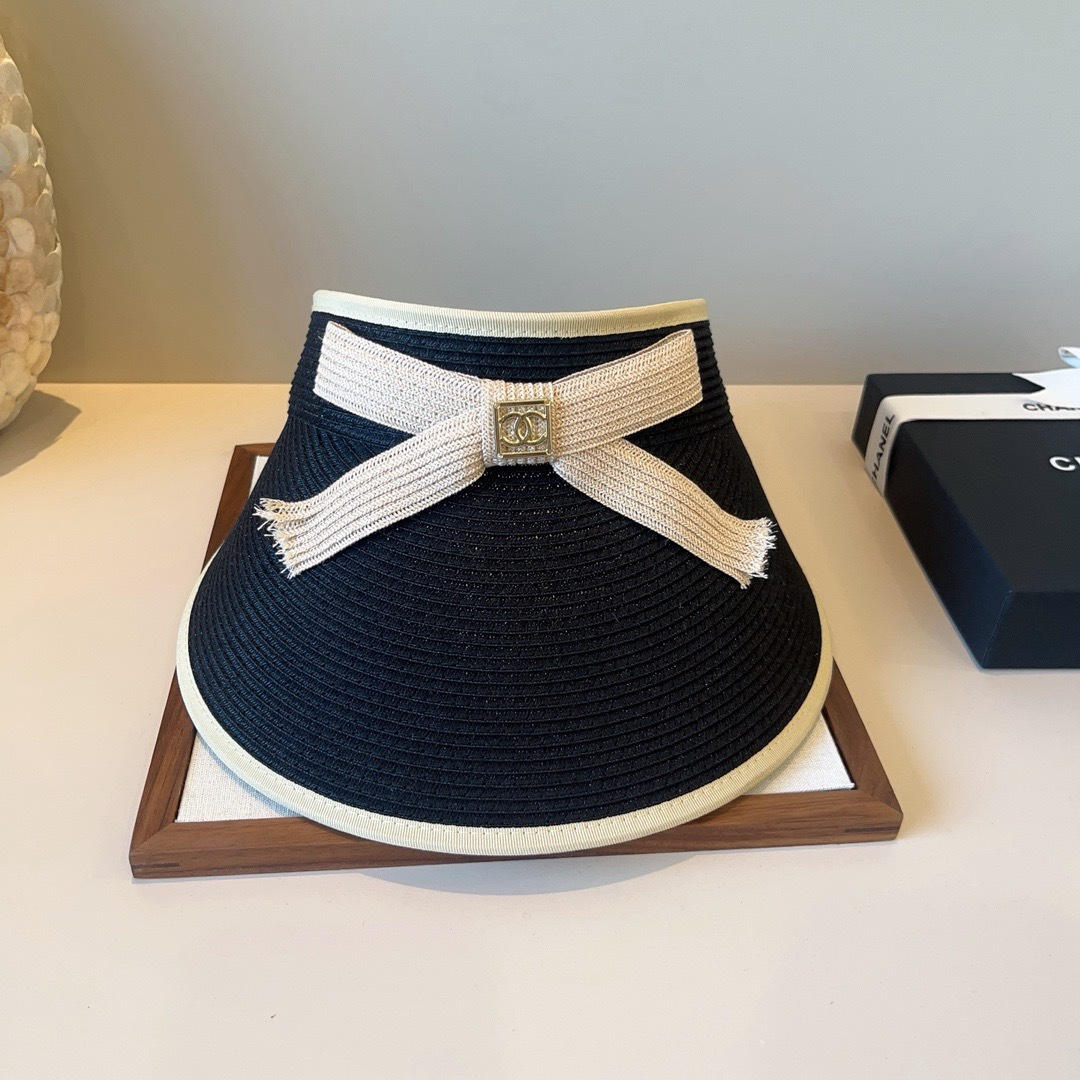 NO:742599,Chanel Chanel empty top sun hat head size 57 hat straw hat fisherman hat baseball cap, hat, chanel, chanel, espadrilles, hats19860909 Chanel香奈儿空顶遮阳帽 头围57帽子草帽渔夫帽棒球帽,帽子,chanel,chanel,espadrilles,hats,hat