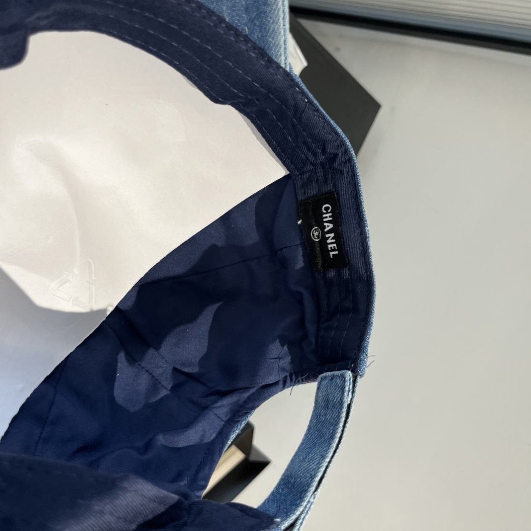 PChanel香奈儿牛仔鸭舌帽，25年专柜新款，头围57cm