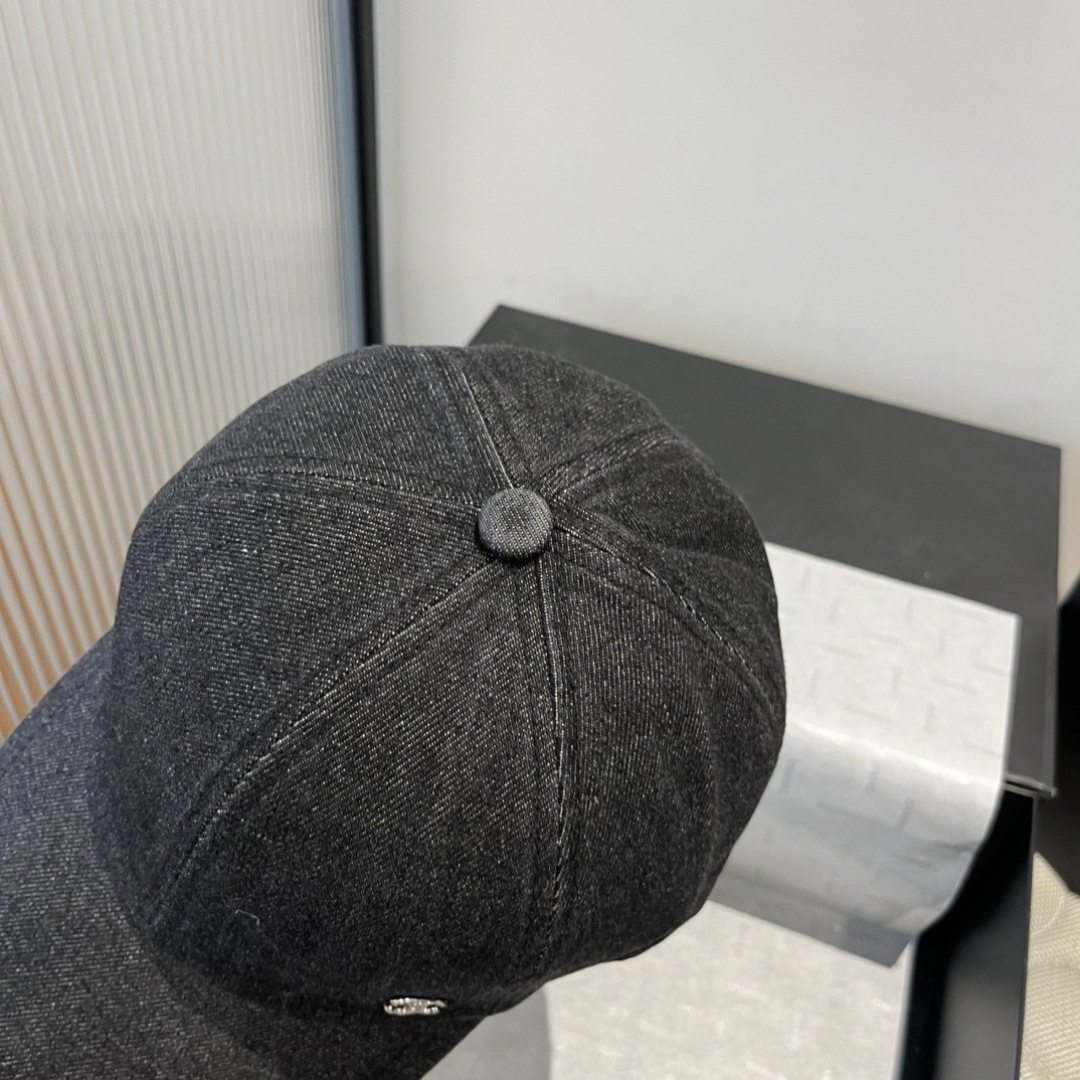 PChanel香奈儿牛仔鸭舌帽，25年专柜新款，头围57cm