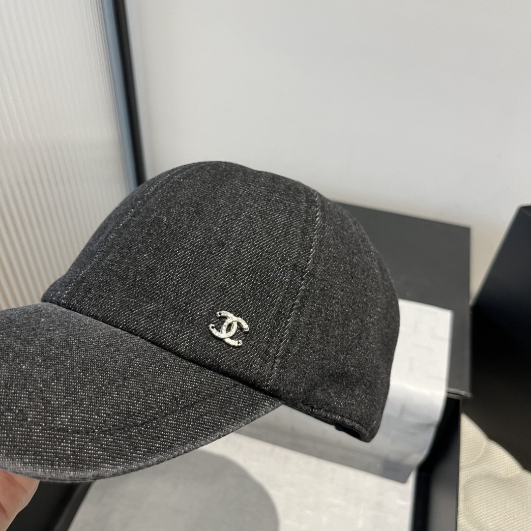 PChanel香奈儿牛仔鸭舌帽，25年专柜新款，头围57cm