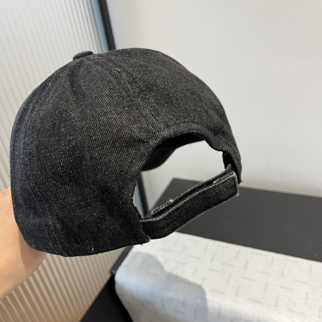 PChanel香奈儿牛仔鸭舌帽，25年专柜新款，头围57cm