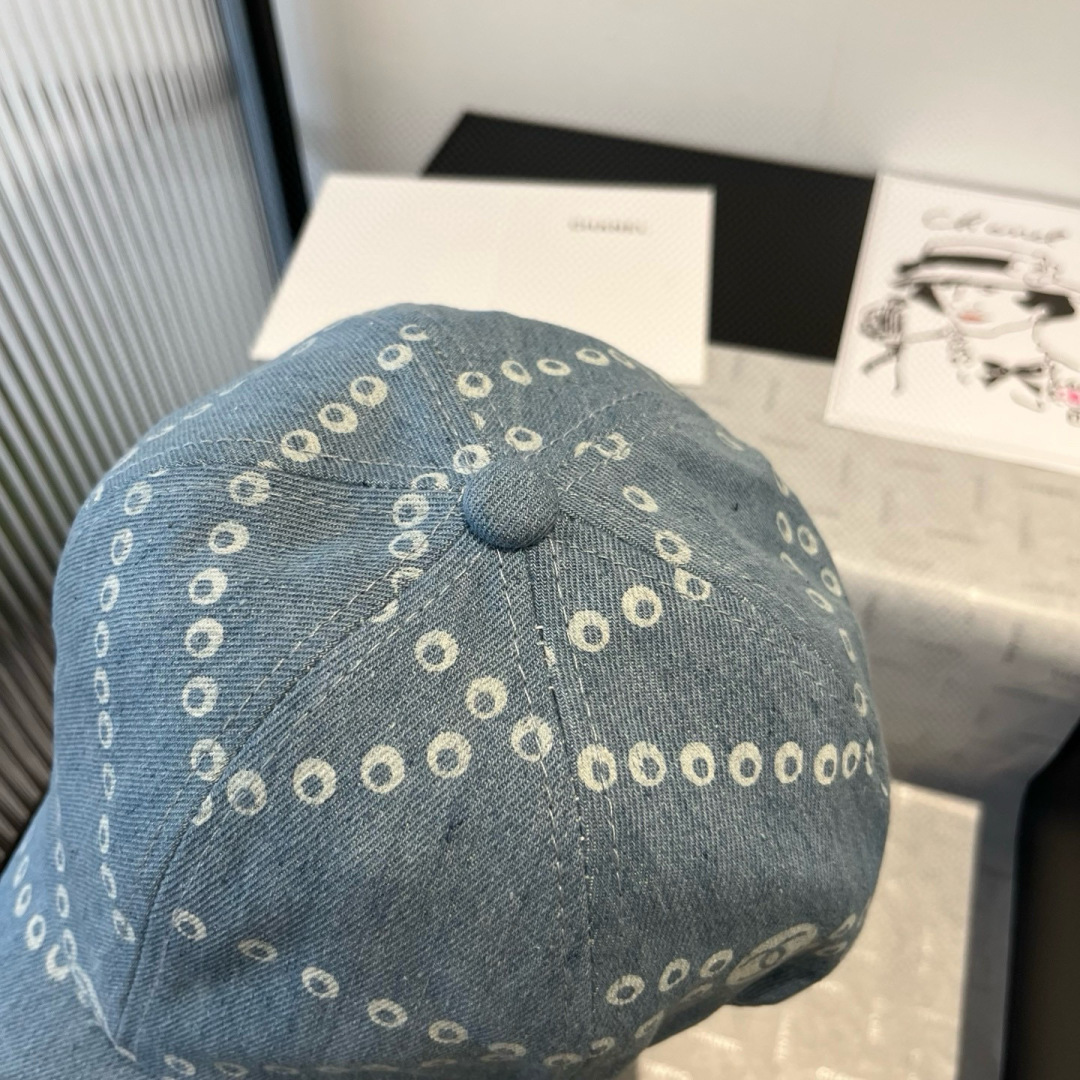 PChanel香奈儿牛仔鸭舌帽，25年专柜新款，头围57cm