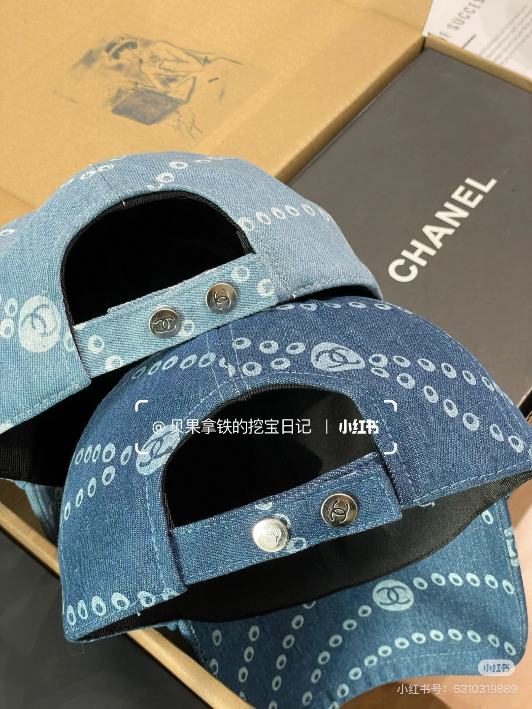 PChanel香奈儿牛仔鸭舌帽，25年专柜新款，头围57cm