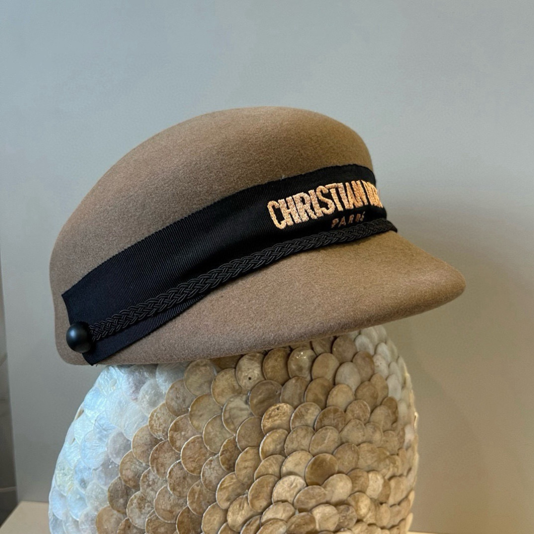 NO:742653,Dior Dior's new wool military cap, 100% wool fabric, head circumference 57cm hat straw hat fisherman hat baseball cap, hat, dior, dior, espadrilles, hats19860909Dior迪奥新款羊毛鸭舌军帽,百分百羊毛面料,头围57cm帽子草帽渔夫帽棒球帽,帽子,dior,dior,espadrilles,hats,hat