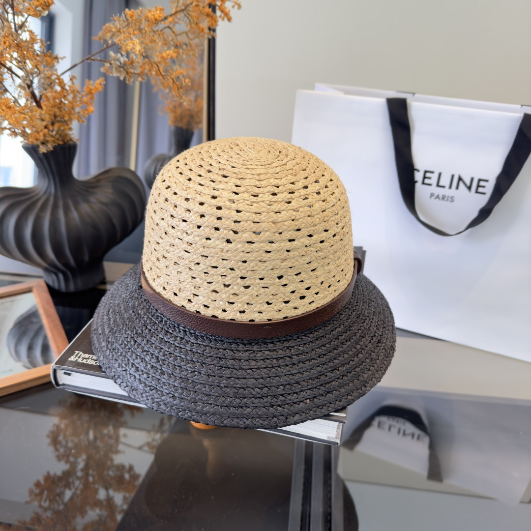 PDior迪奥拉菲草帽，旅游必备，头围57cm