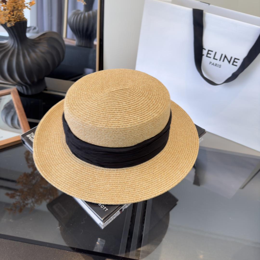 PChanel香奈儿新款草帽，日本纸草制作，头围57cm