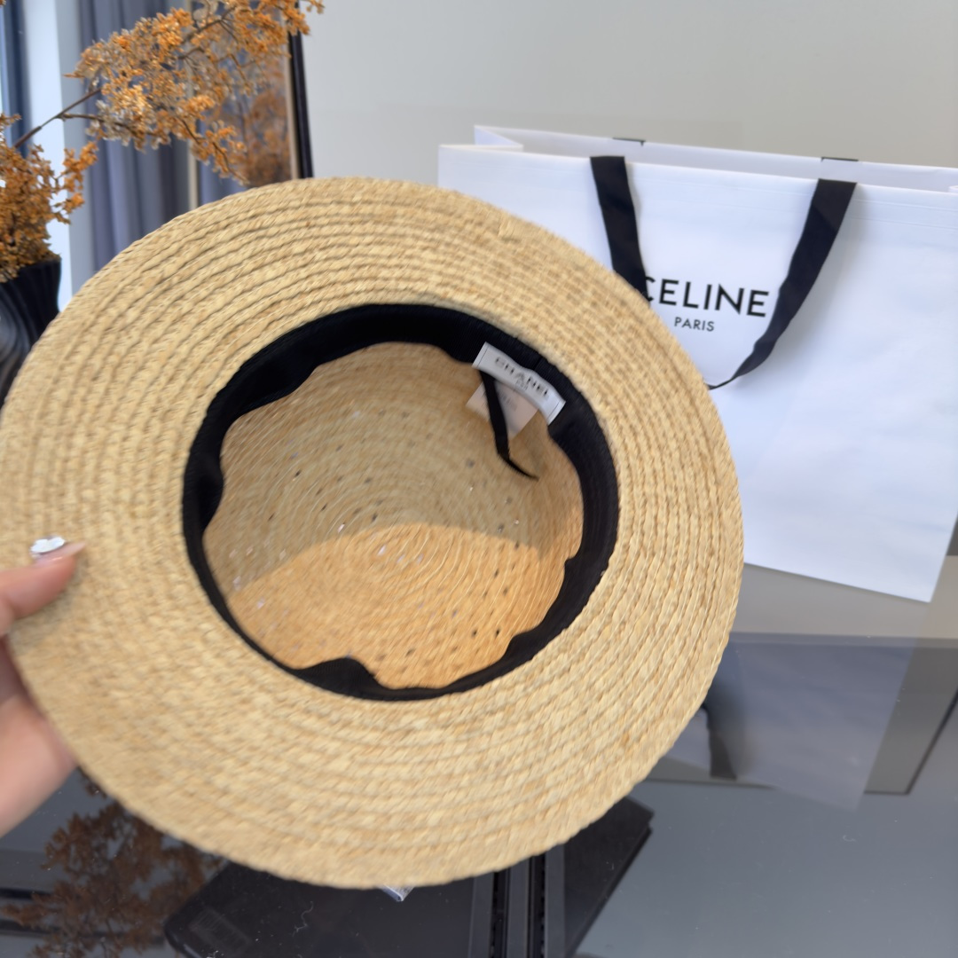 PChanel香奈儿拉菲草帽，旅游必备，头围57cm