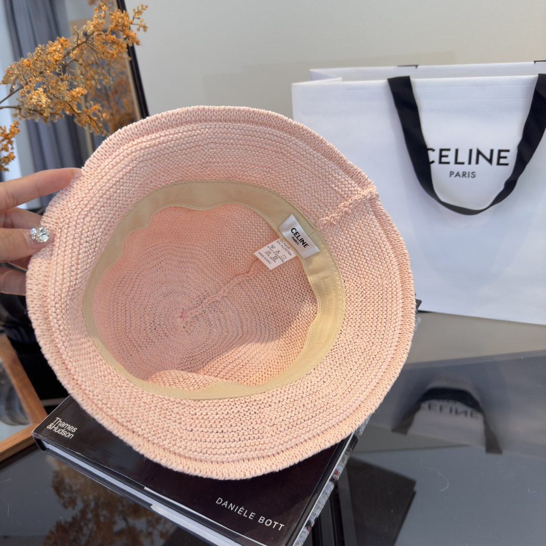 PCeline赛琳新款针织渔夫帽 头围57cm