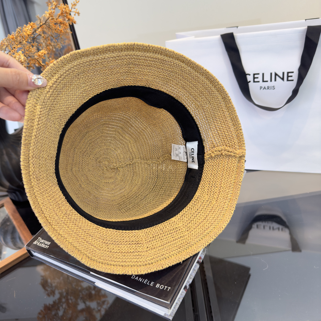 PCeline赛琳新款针织渔夫帽 头围57cm