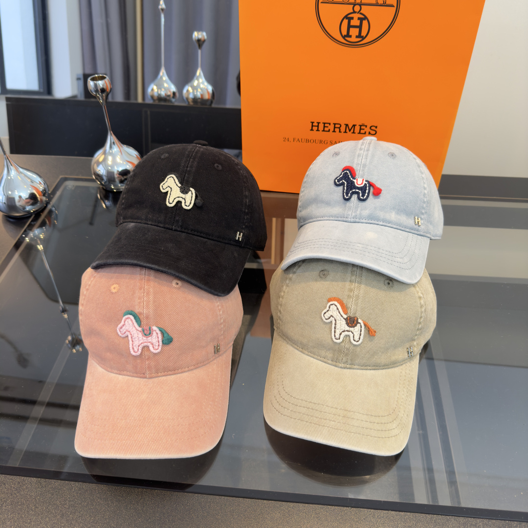 P爱马仕新款鸭舌帽，头围57cm