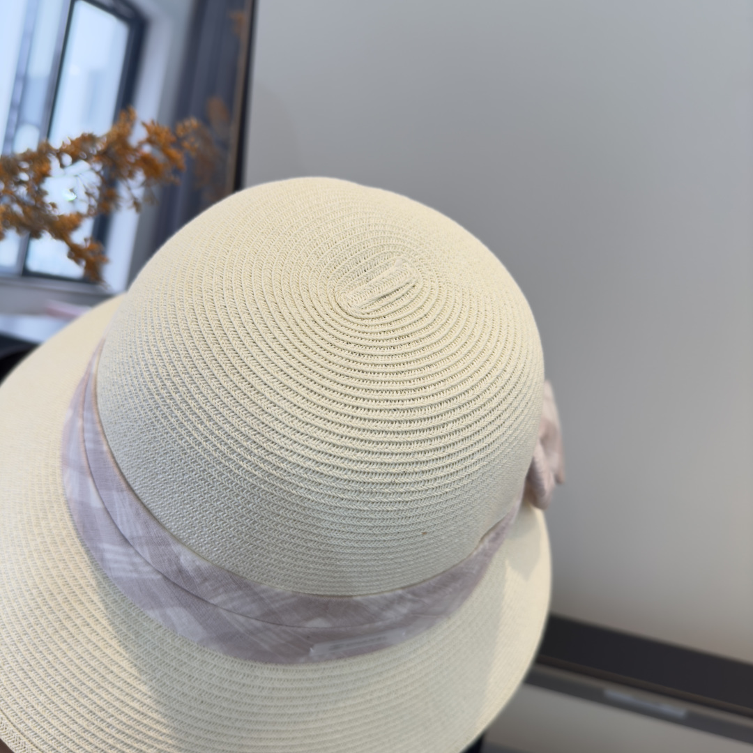 PChanel香奈儿新款草帽，日本纸草制作，跑量王，头围57cm