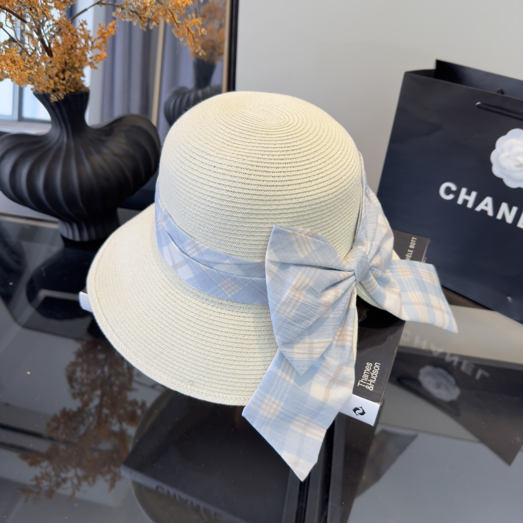 PChanel香奈儿新款草帽，日本纸草制作，跑量王，头围57cm